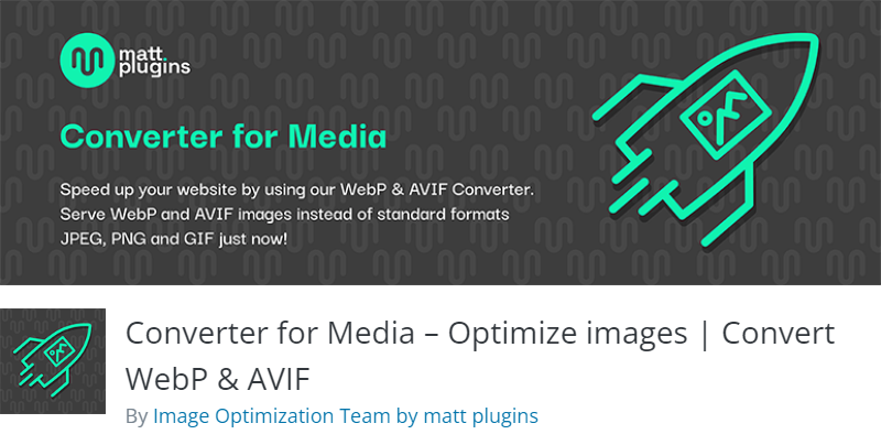Converter for Media - Optimize images and convert WebP & AVIF